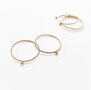 Charmin&#8217;s goudkleurige stapelring R525 Dot Twisted goldplated staal