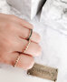 R1071 Turning Anxiety Fidget Ring Loop Goudkleurig
