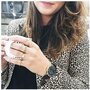 Charmin&#8217;s goudkleurige stapelring R370 Petite goldplated staal