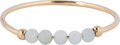 Charmin's Anxiety Ring NaturalStones Amazoniet Beads Goudkleurig R1325