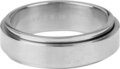 R1068 Turning Anxiety Fidget Ring Shiny Staal