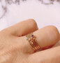 Charmin's Birthstone Ring Juli Roze Steen Steel 2.0 R1122/KR81