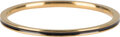 Charmin’s goudkleurige stapelring R699 Petite goldplated Black Enamel staal