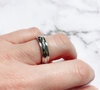 Charmin's Shiny Anxiety Fidget Ring Gehamerd Goud R1251