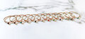 R1075 Birthstone January Fuchsia Ruby Stone Shine Bright 2.0 Goldplated 
