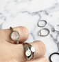 R976 Zegelring petite ovaal gold
