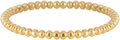 Charmin’s goudkleurige stapelring R509 Bubbling goldplated staal