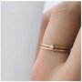 Charmin’s goudkleurige Ring Rond Extra Smal 1MM R370