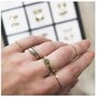 Charmin’s goudkleurige Ring Rond Extra Smal 1MM R370