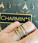 Charmin's Alliance Ring met Balletjes Anxiety Fidget Goudkleurig Staal R1367