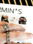 Charmin's Gourmet Schakel Ketting-ring Staal R1374