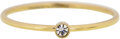 Charmin's  Birthstone Ring April Witte Steen Shine Bright 2.0 Goldplated R432/KR88