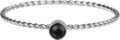 Charmin's Gedraaide Birthstone Ring Zwarte Cristal R948