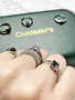 Charmin’s Goudkleurig Gedraaide Ring Staal 3mm R1439